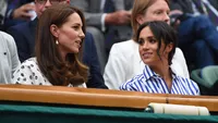 Duchess of Cambridge and Duchess of Sussex at Wimbledon