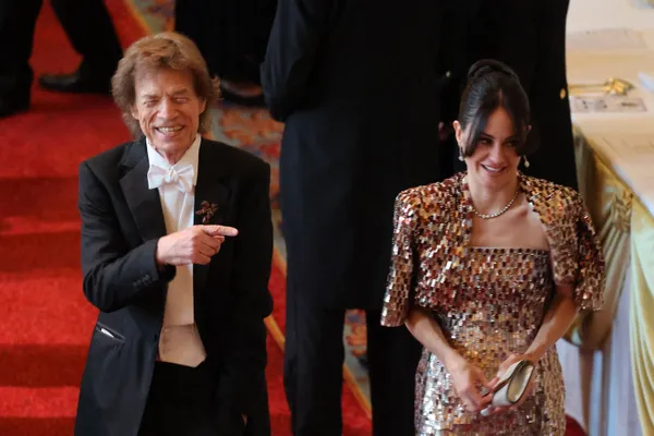 Rocker Mick Jagger nam verloofde Melanie Hamrick mee.