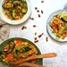 Recept: paprika-pestosalade met noten en gegrilde groente