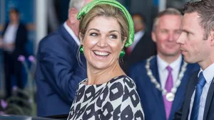 Foto’s: Máxima doet een Kermitje