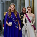 Prinses Amalia bij 18de verjaardag van prins Christian van Denemarken