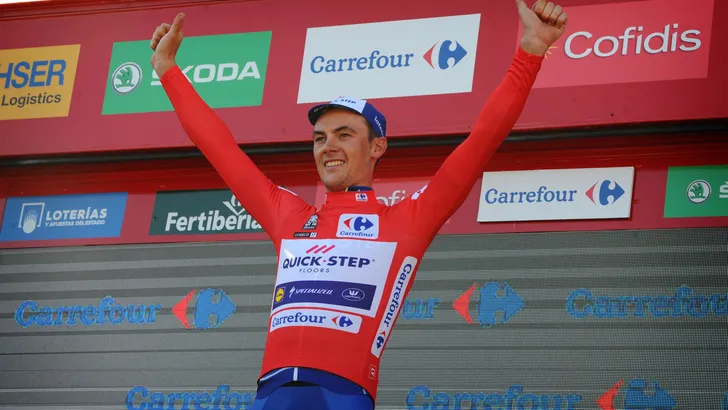 Lampaert uitzinnig van vreugde na ritzege Vuelta: 'Onbeschrijflijk gevoel'