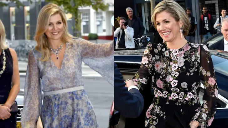 Máxima's bloemetjesjurken