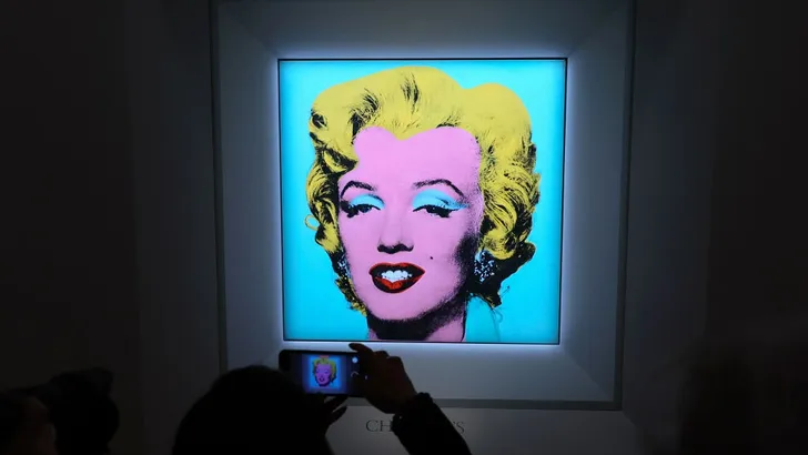 Andy Warhols portret van Marilyn Monroe gaat een record breken