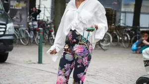 Broek met print