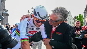 van der poel en leo van vliet in amstel gold race