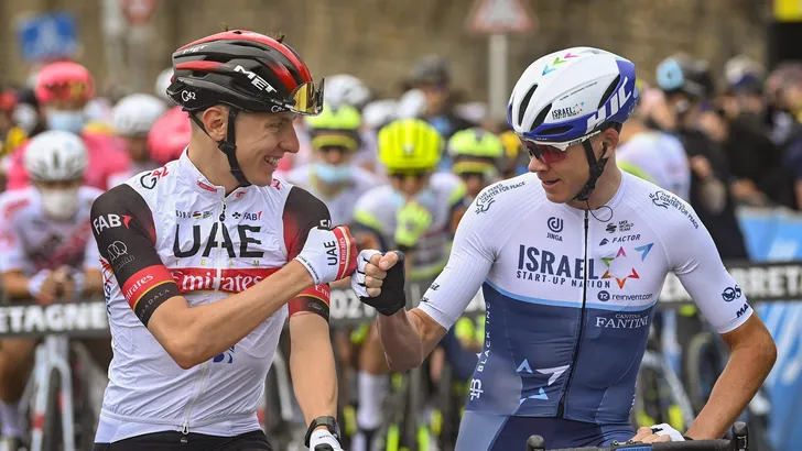 tadej pogacar en chris froome