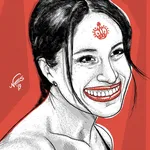 Illustratie Meghan Markle