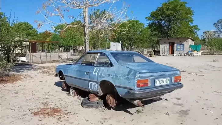 Lancia Beta van Top Gear Botswana Special gevonden 