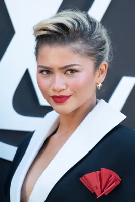 Zendaya bij de Spring/Summer 2025-show van Louis Vuitton