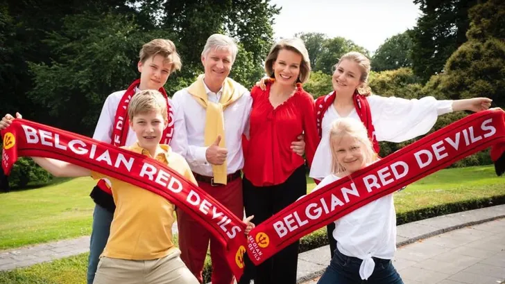 Belgische en Engelse royals in de ban van het WK