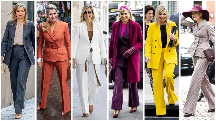 Máxima's pakken: alle kleuren van de regenboog