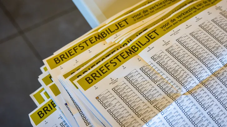 65.000 briefstemmen niet meegeteld vanwege fouten