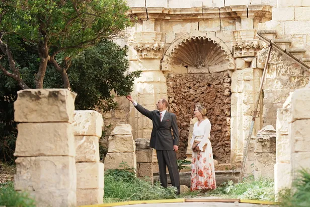 Hertog Edward en hertogin Sophie van Edinburgh in Malta.