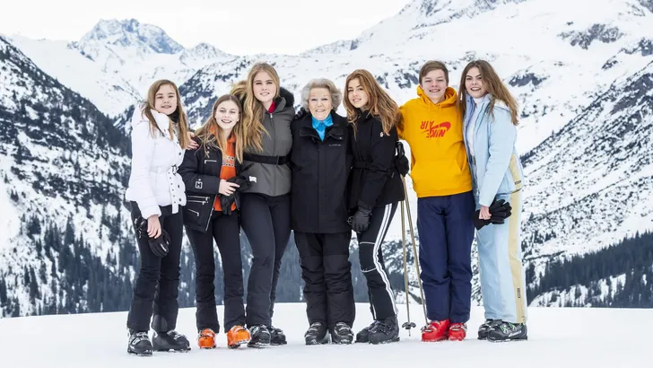 Fotosessie met de koninklijke familie in Lech 2020