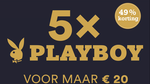 BLACK FRIDAY-DEAL: 5X Playboy voor maar €20