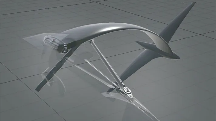 Y-foils met swingende armen