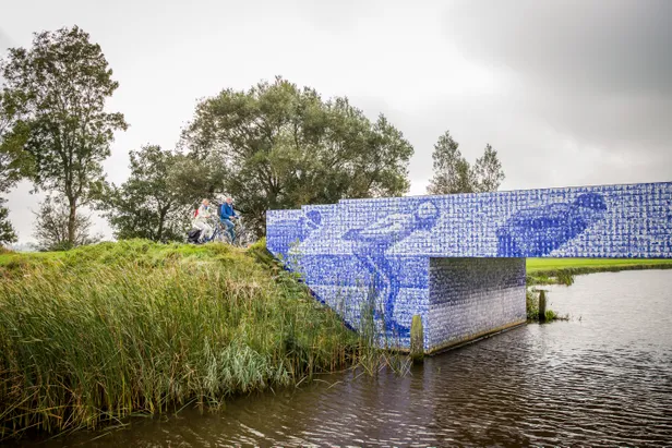 De Elfstedenbrug bij Gytsjerk