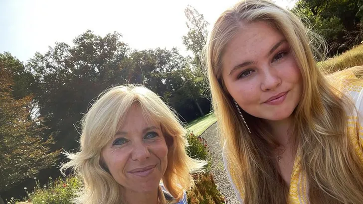 Claudia de Breij en prinses Amalia