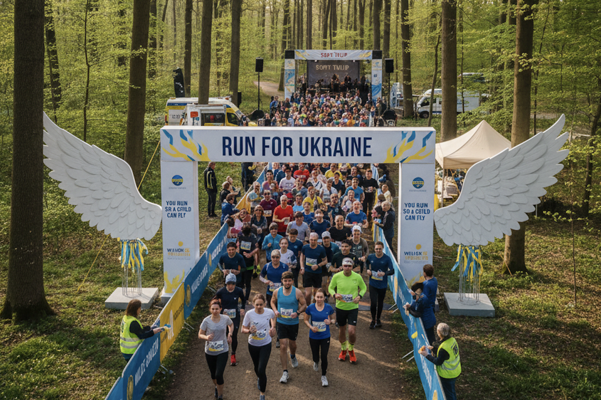 Ren mee voor Oekraïne: een 5 km run voor het goede doel in het Amsterdamse Bos