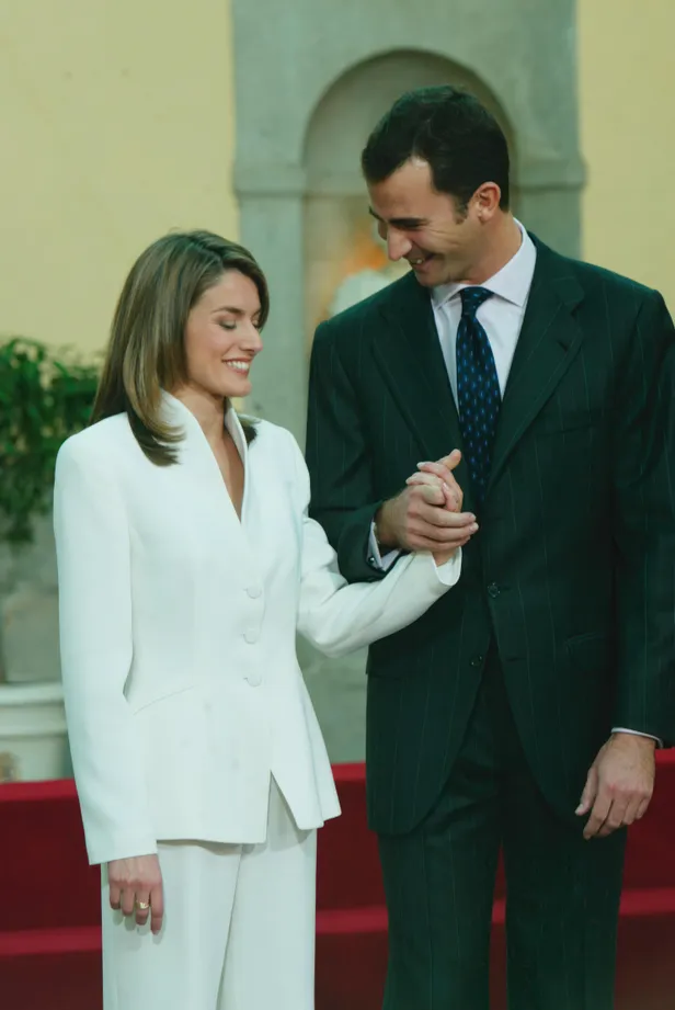 11/05/2003. El Pardo-Madrid. 06-11-03- request for the hand of Mrs. Letizia Ortiz by Prince Felipe de Borbón. Photo. Ernesto Agudo-Chema Barroso-Jaime García-Ignacio Gil.