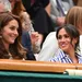 Prinses Kate en hertogin Meghan bij Wimbledon, 2018.