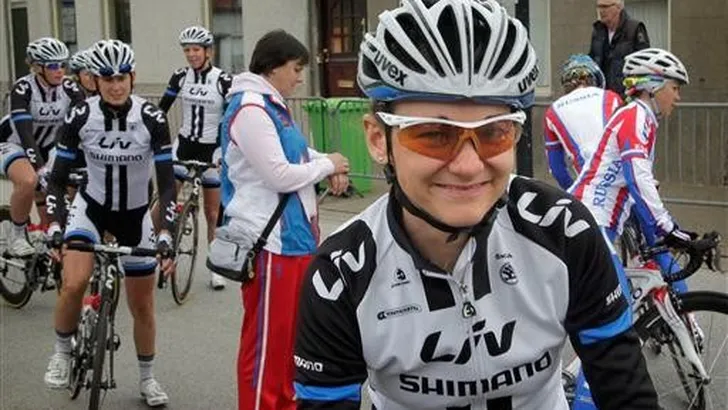Lichtenberg kopvrouw Giant-Shimano in GiroRosa