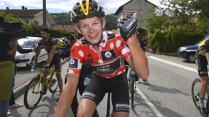 Bouwman vol ongeloof na eerste profzege in Critérium du Dauphiné