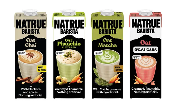 NATRUE Oat Chai, Oat Pistachio, Oat Matcha en Oat 0% Sugars 