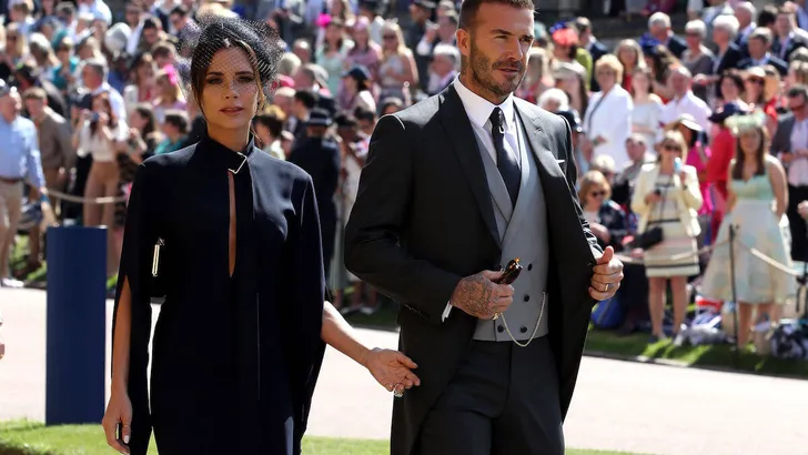 Guests arriving at the Royal Wedding