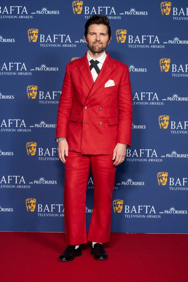 Adam Scott bij de BAFTA's 2026