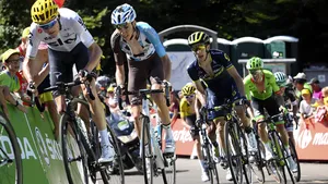 Froome in het geel: ‘Dat is waar ik heel het jaar voor heb gewerkt’