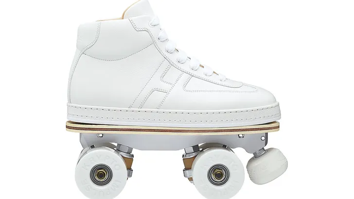 Fashionable én sportief: skates van Hermès