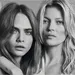 Kate Moss & Cara Delevingne voor Mango