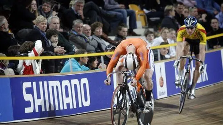 Haak eindigt als zesde op de keirin