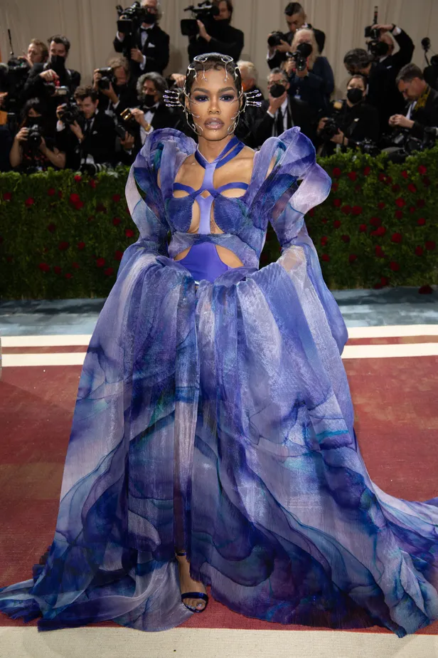 Teyana Taylor in Iris van Herpen bij het Met Gala in 2022