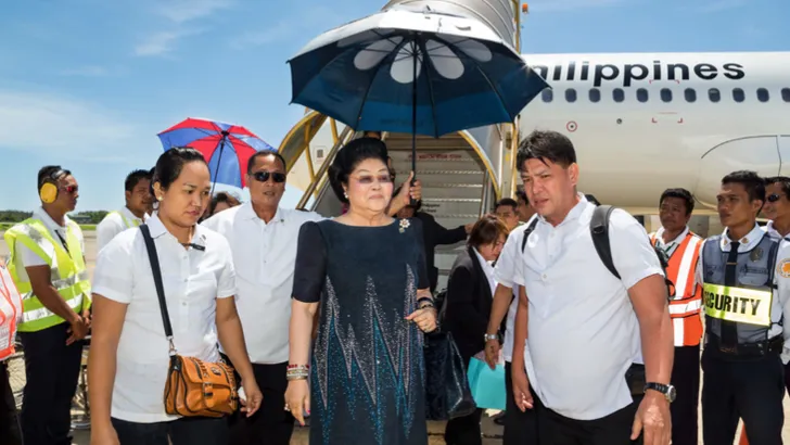 Imelda Marcos wordt nog steeds met alle egards behandeld